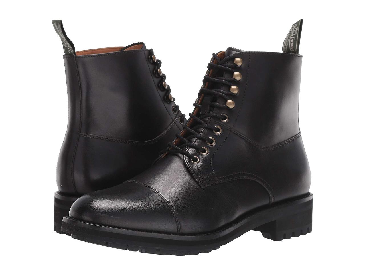 

Ботинки/Сапоги (Оригинал) Polo Ralph Lauren Bryson Boot Black Dress Calf