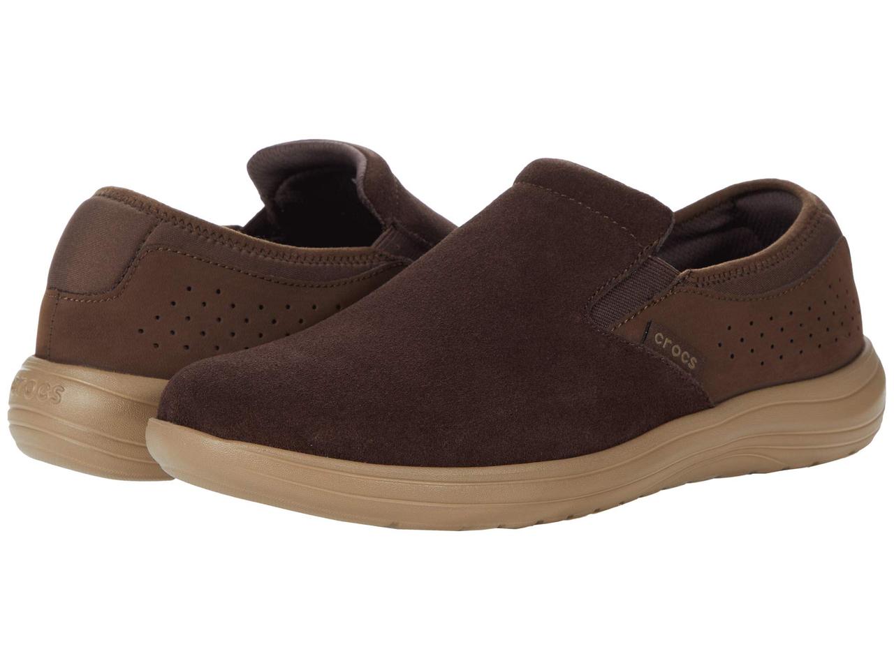 

Кроссовки/Кеды (Оригинал) Crocs Reviva Suede Slip-On Espresso/Khaki