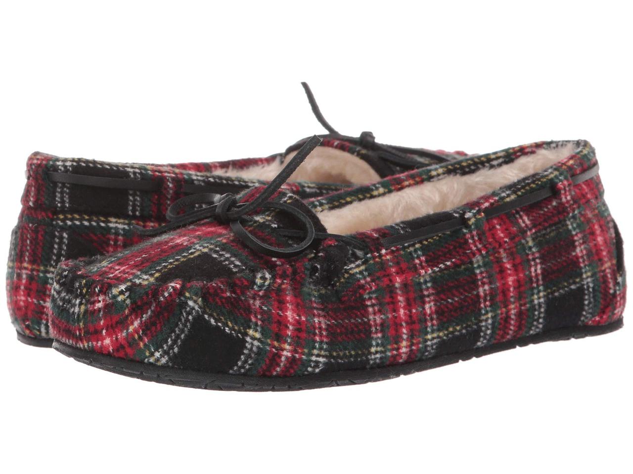 

Тапочки (Оригинал) Minnetonka Holiday Trapper Black Tartan Plaid