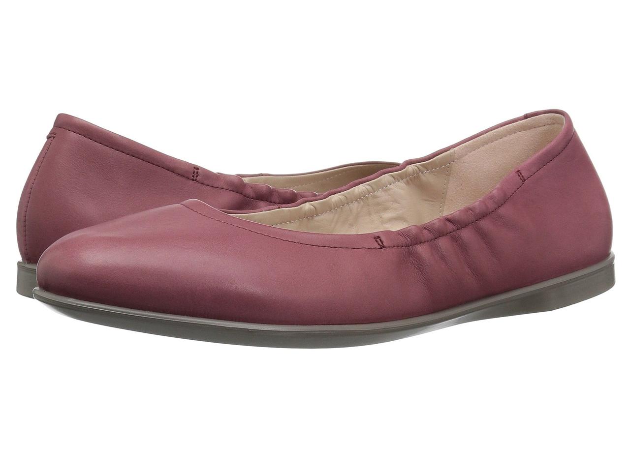

Туфли без каблука (Оригинал) ECCO Incise Enchant Ballerina Petal Trim Calf Leather