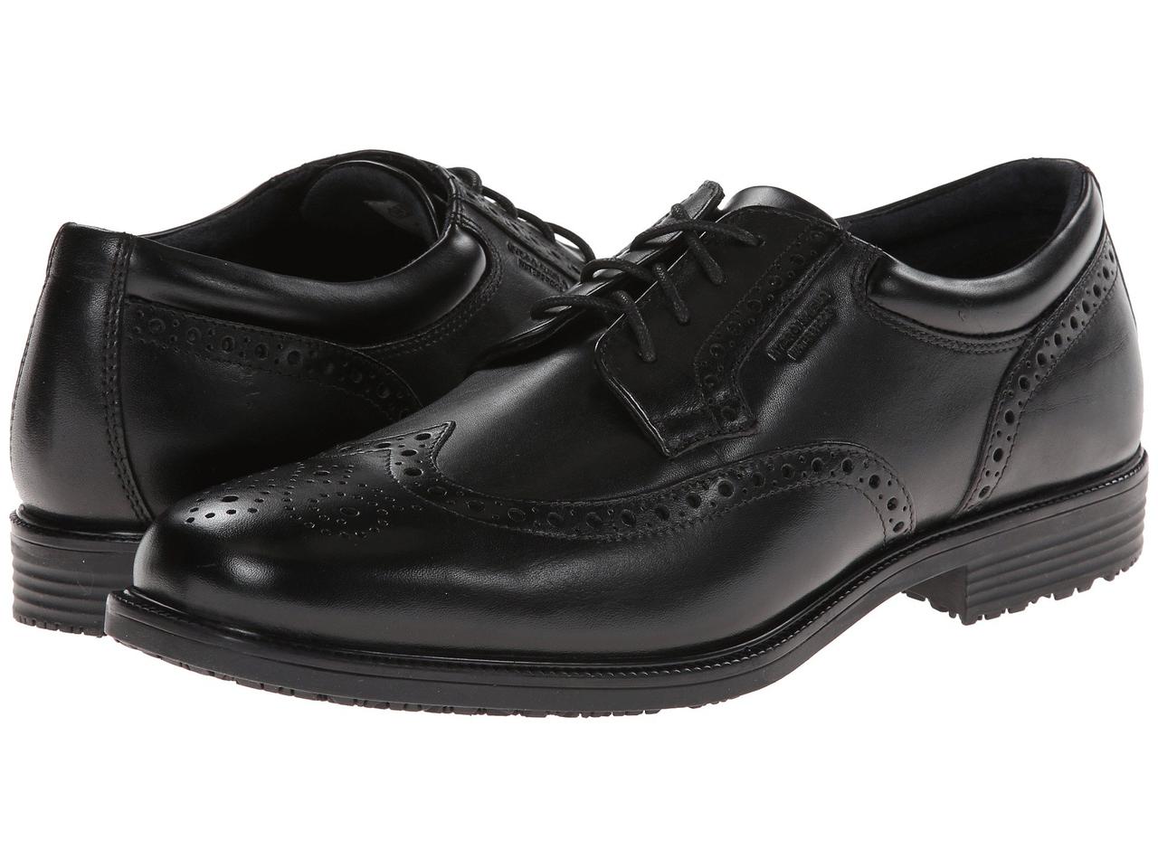 

Туфли (Оригинал) Rockport LTP Wing Tip Black WP Leather