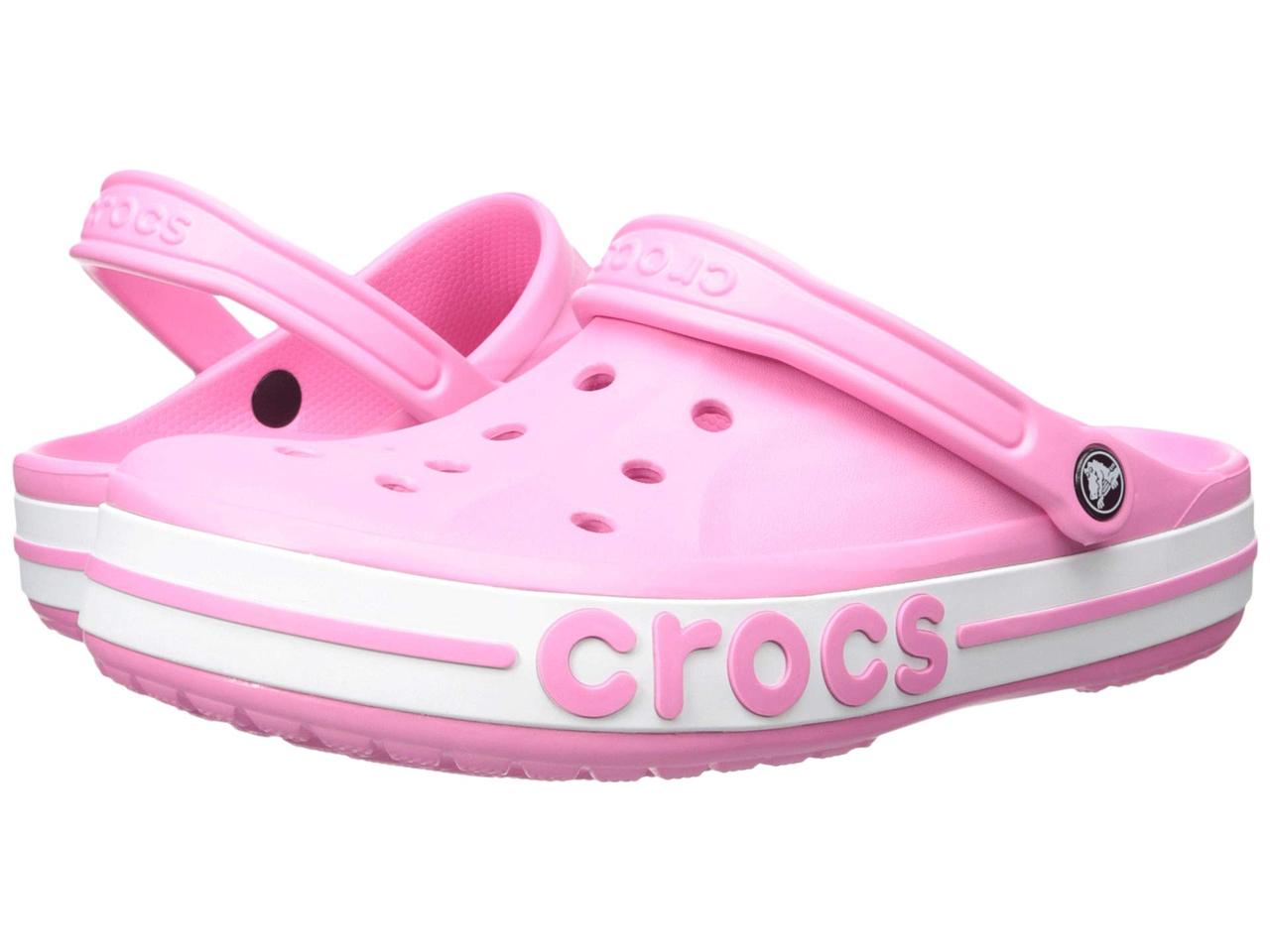 

Сабо (Оригинал) Crocs Bayaband Clog Pink Lemonade/White