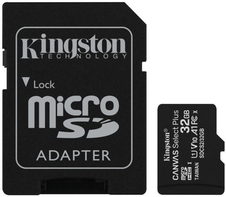 

Карта памяти MicroSD 32Gb Kingston Select