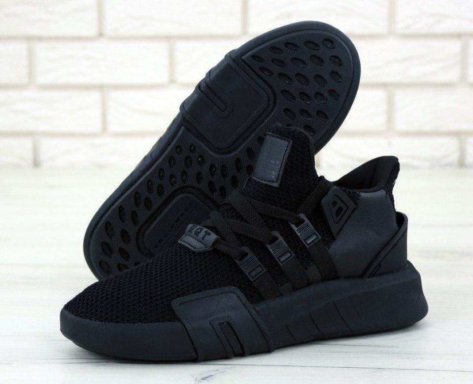 

Мужские кроссовки Adidas EQT Black / Адидас Эквипмент Черные 44, Черный