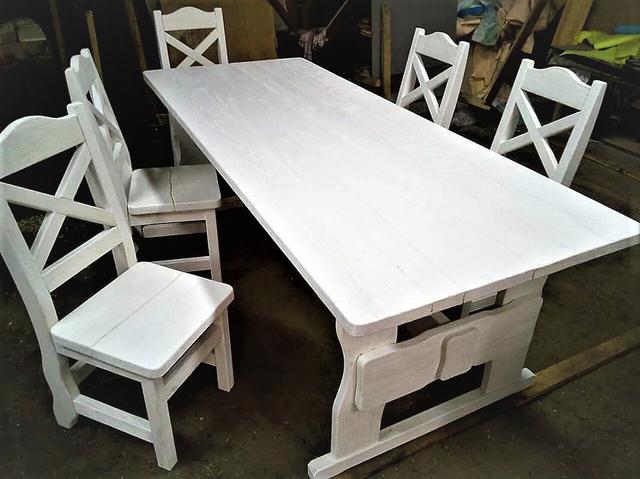 Комплект деревянный Ронк стол+стулья 6 шт