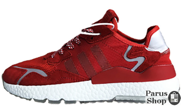 

Мужские кроссовки Adidas Nite Jogger Red/White reflective 42, Серый