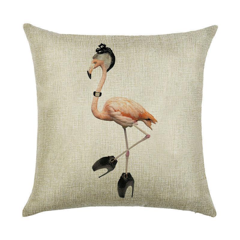 

Подушка декоративная со сменной наволочкой Berni Home Fashion flamingo 45х45см Разноцветная (56292), Разноцветный