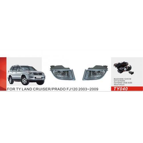 

Фары доп.модель Toyota Prado FJ120 2003-09/TY-040W/эл.проводка (TY-040W)