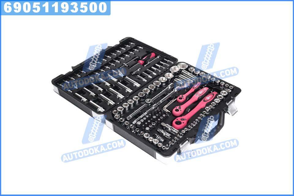 

Профессиональный набор инструментов 1/4" 3/8" 1/2" 151ед, Cr-V(про-во INTERTOOL)