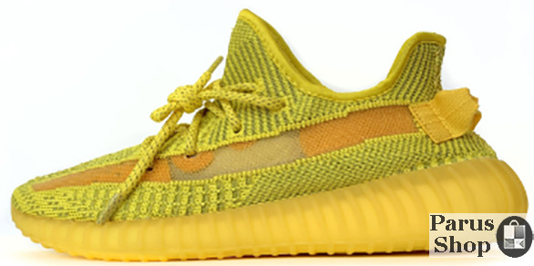 

Мужские кроссовки Adidas Yeezy Boost 350 v2 Yellow (Рефлектив полный) 44, Белый