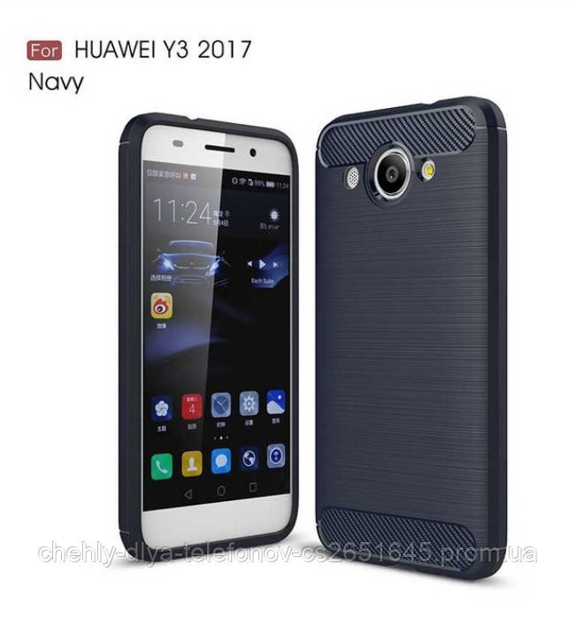 

TPU чехол Urban для Huawei Y3 2017 синий