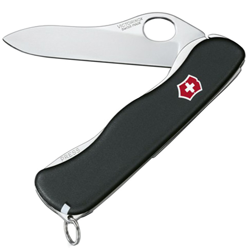 

Нож складной, мультитул Victorinox Sentinel One Hand (111мм, 4 функций), черный 0.8413.M3