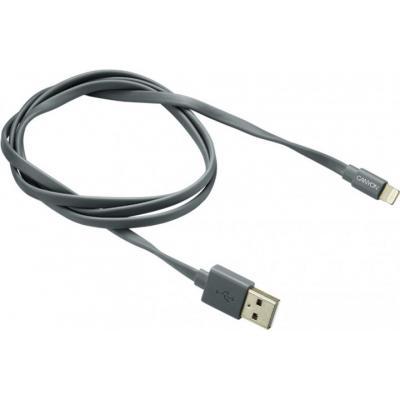 

Дата кабель USB 2.0 AM to Lightning 1.0m MFI flat Dark gray CANYON (CNS-MFIC2DG)