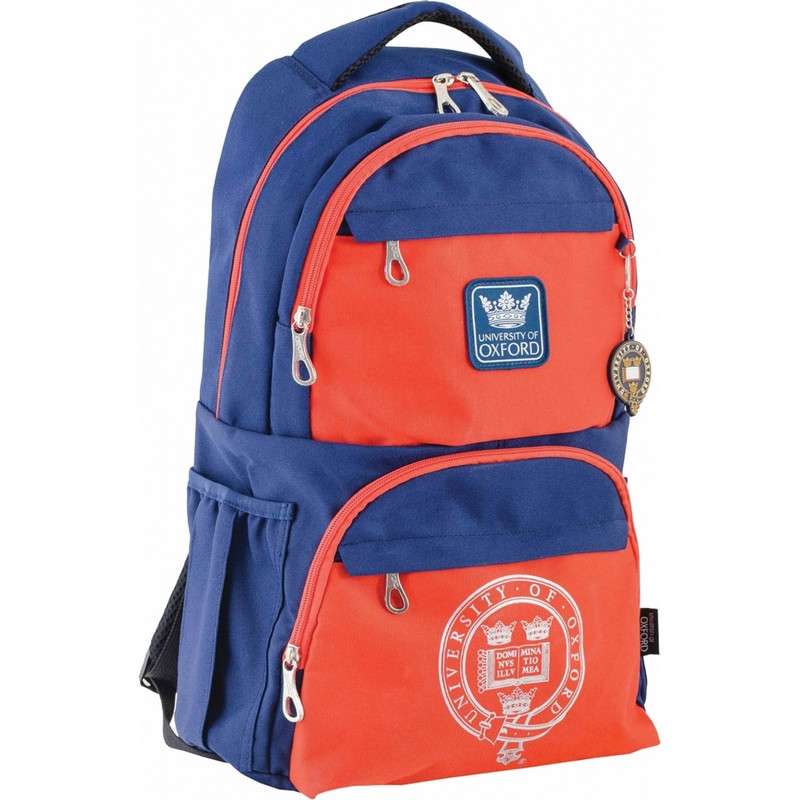 Рюкзак подростковый YES OX 233, сине-оранжевый, 31x46x17 (554013)