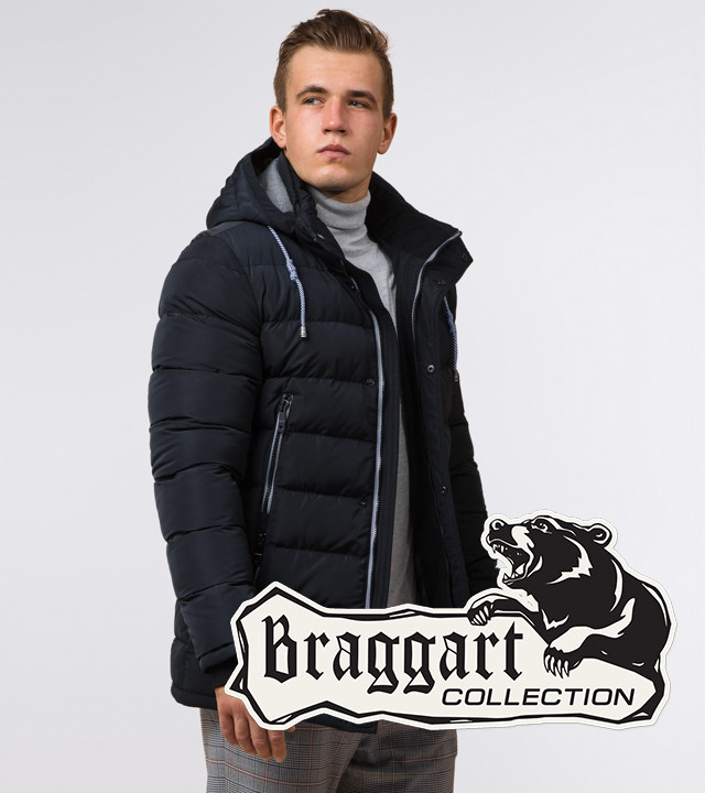 

Braggart Aggressive 38828 | Куртка мужская зимняя черно-синяя