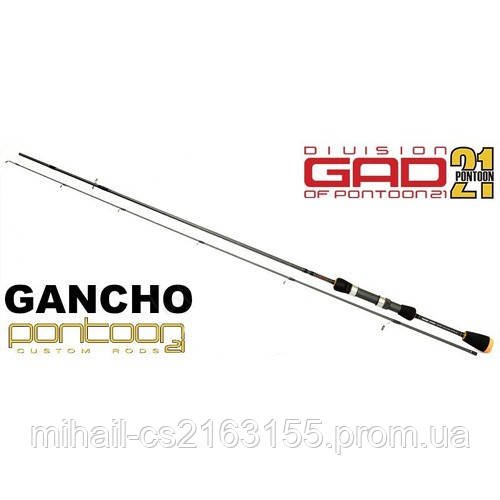 

Удилище Pontoon 21 Gancho GAD 6' (183cm) 1.5-8.0gr, 3-8lb, Fast