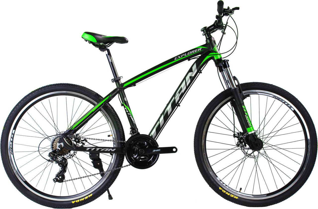 

Крутой алюминиевый горный велосипед 27.5" TITAN EXPLORER DD