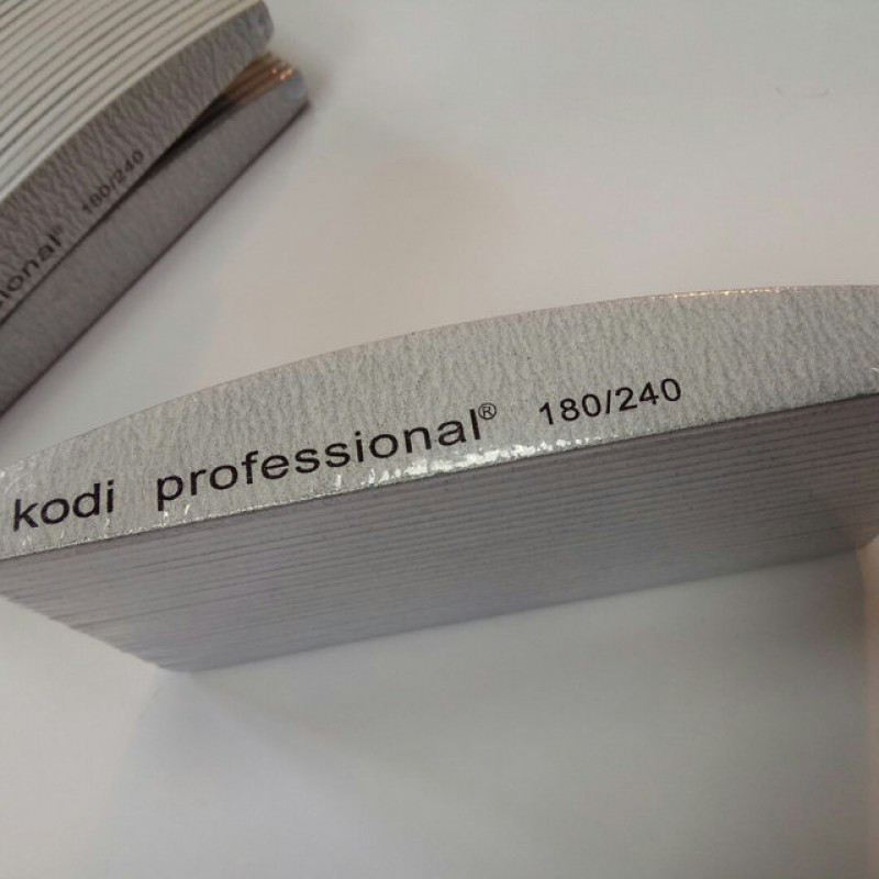 

Набор пилочек для ногтей Kodi Professional 180/240 (Half Grey) 25 шт