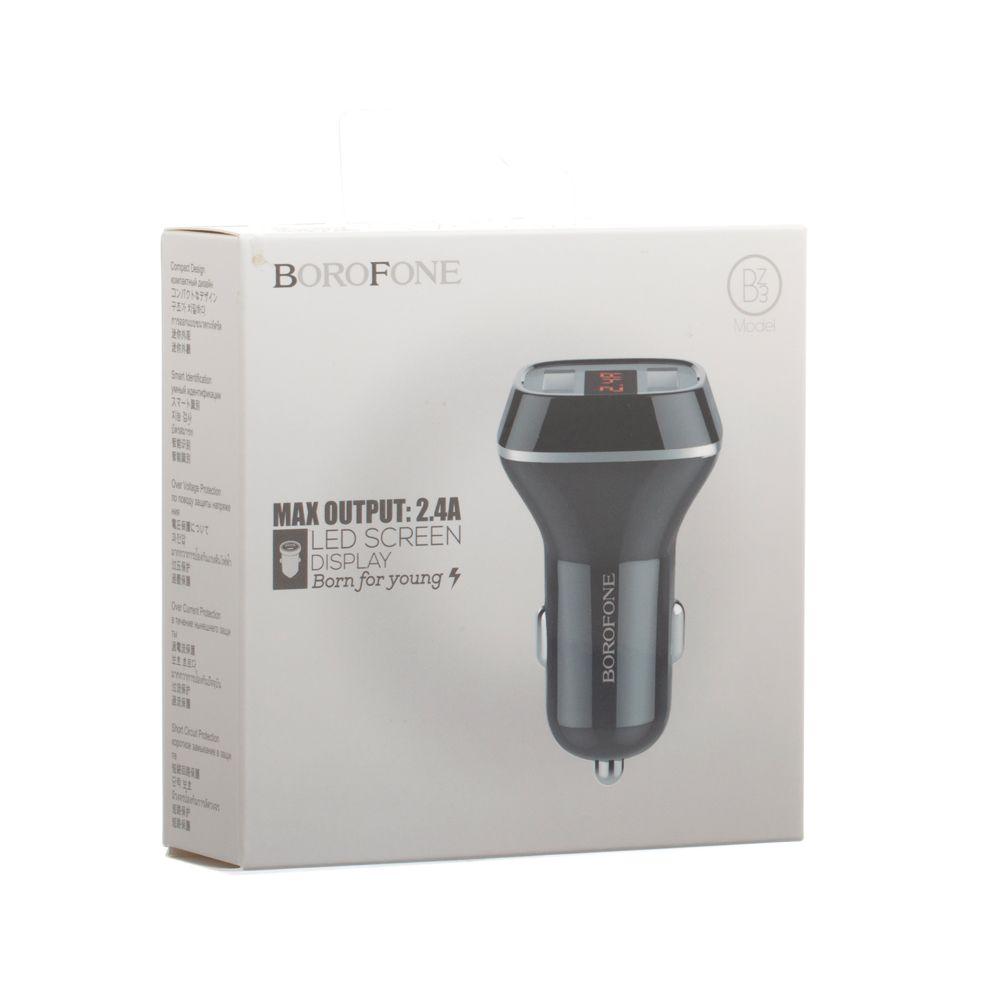 

Авто Зарядное Устройство Borofone BZ3 LED 2 USB 2.4A