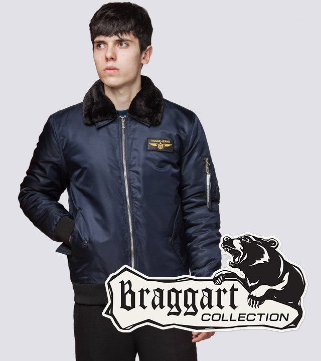 Braggart Youth | Демисезонная куртка 52121 темно-синий
