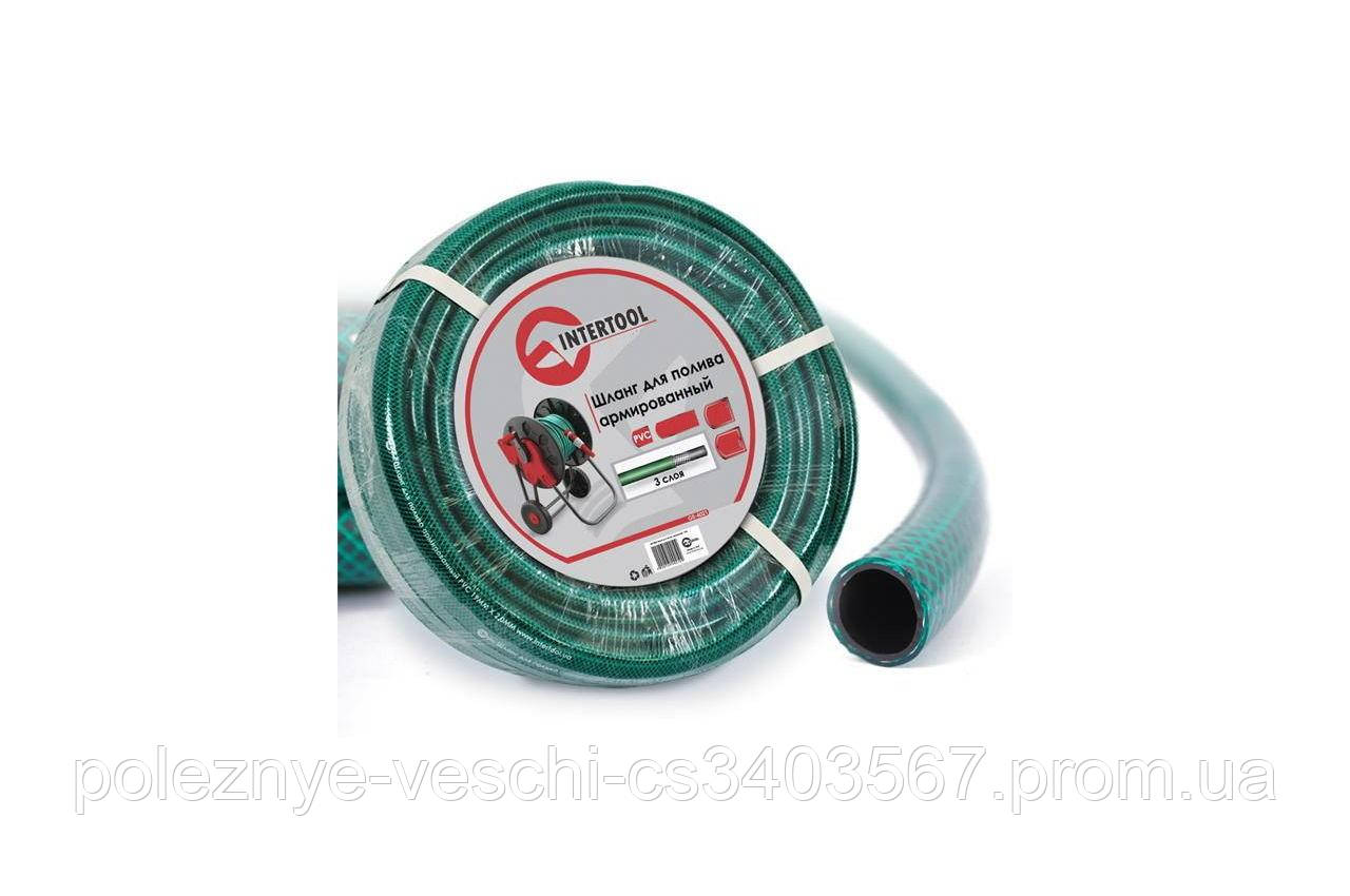 

Шланг поливочный Intertool - 1/2" х 30 м зеленый 3-х слойный (GE-4025)