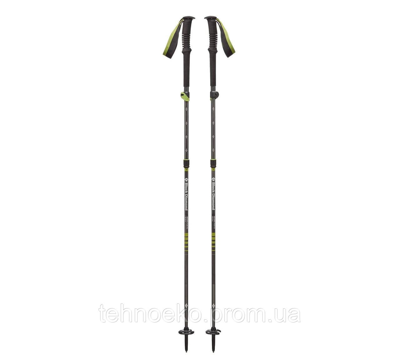 

Трекінгові палиці Black Diamond Distance Plus FLZ 120-140 Black-green BD 112211-140, КОД: 1855931