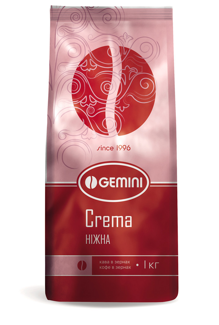 

Кофе зерновой Gemini Сrema 1 кг 4820156430966, КОД: 1637455