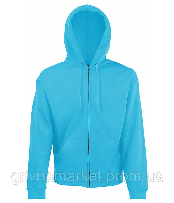 

Толстовка Fruit of the Loom Classic hooded sweat jacket L Голубой 0620620ZUL, КОД: 1694223