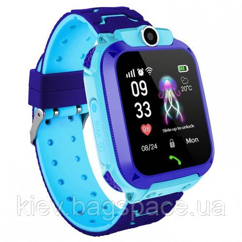 

Смарт-часы детские Smart Baby Watch Q12 Blue 4186-11238, КОД: 1613125