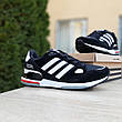 Кросівки чоловічі Adidas zx 750 чорні з білим ((на стилі)), фото 2