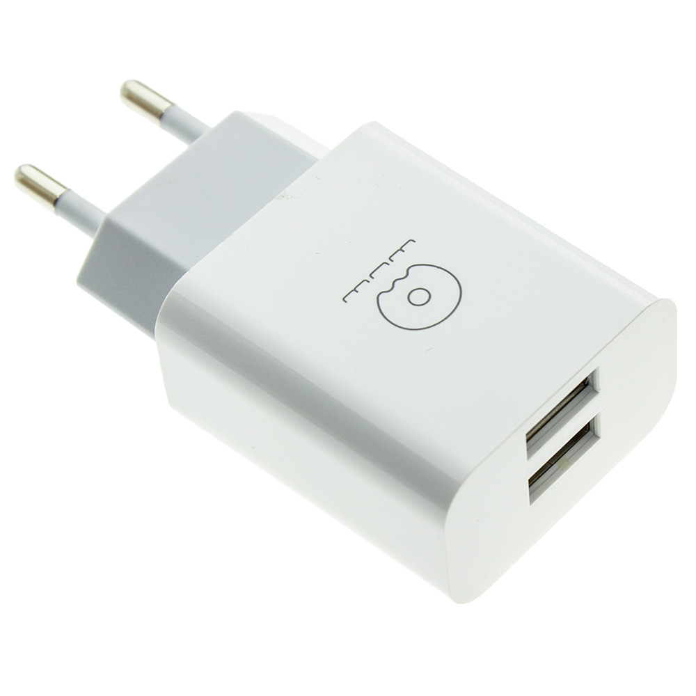 

Зарядное устройство Wuw C118 2.1A 2 USB 2 штуки в упаковке Белый 00007770, КОД: 1580622