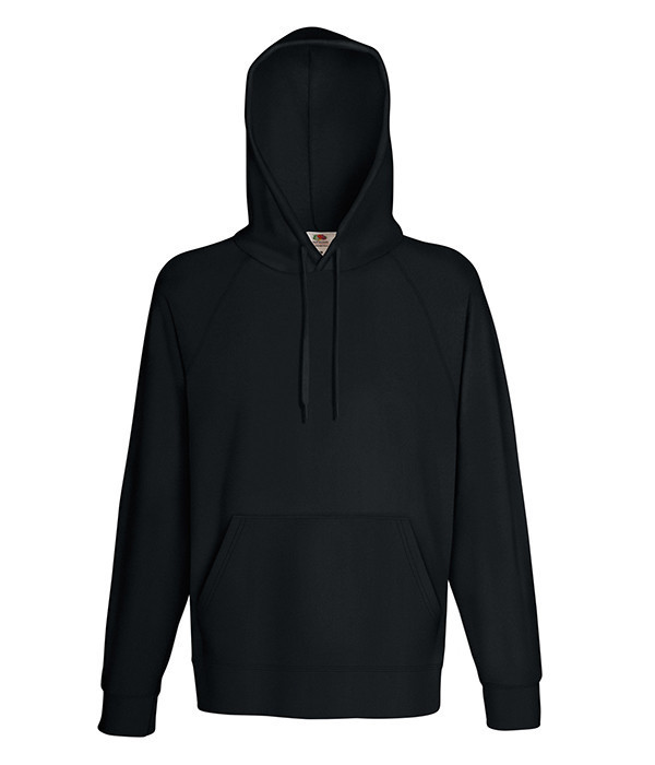 

Худи Fruit of the Loom Lightweight hooded sweat M Черный 062140036M, КОД: 1554387