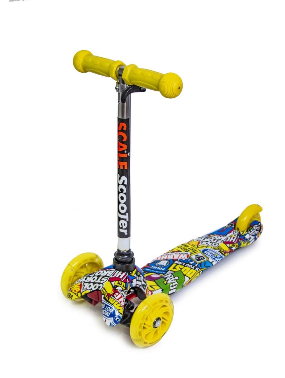 

Самокат детский Scale Scooter Micro Mini Hot Wheels Разноцветный 1329703230, КОД: 1283989