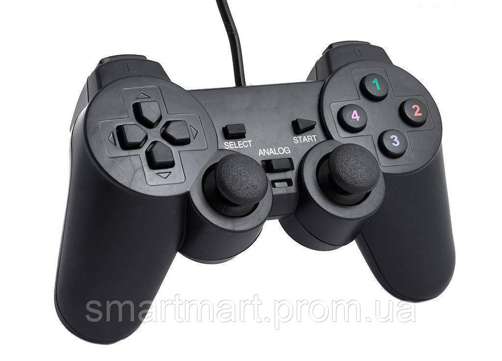 

USB джойстик для PC DELLTA GamePad DualShock DJ-208 Черный 20053100155, КОД: 1821757