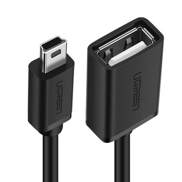 

Mini USB OTG кабель-адаптер Ugreen US249 12 см Черный 10383, КОД: 1850264