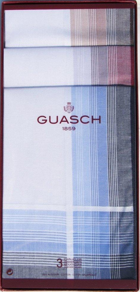 

Комплект мужских носовых платков Guasch 104.92 D.20 233, КОД: 1371547