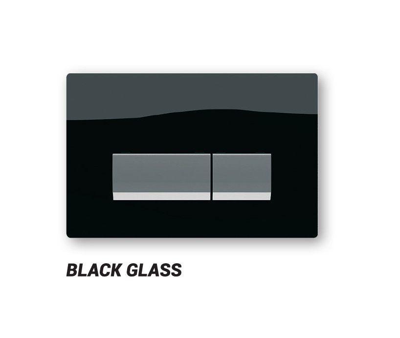 

Панель смыва Integro Black Glass