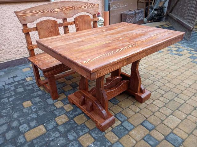 Комплект деревянный Стеццано стол+лавка