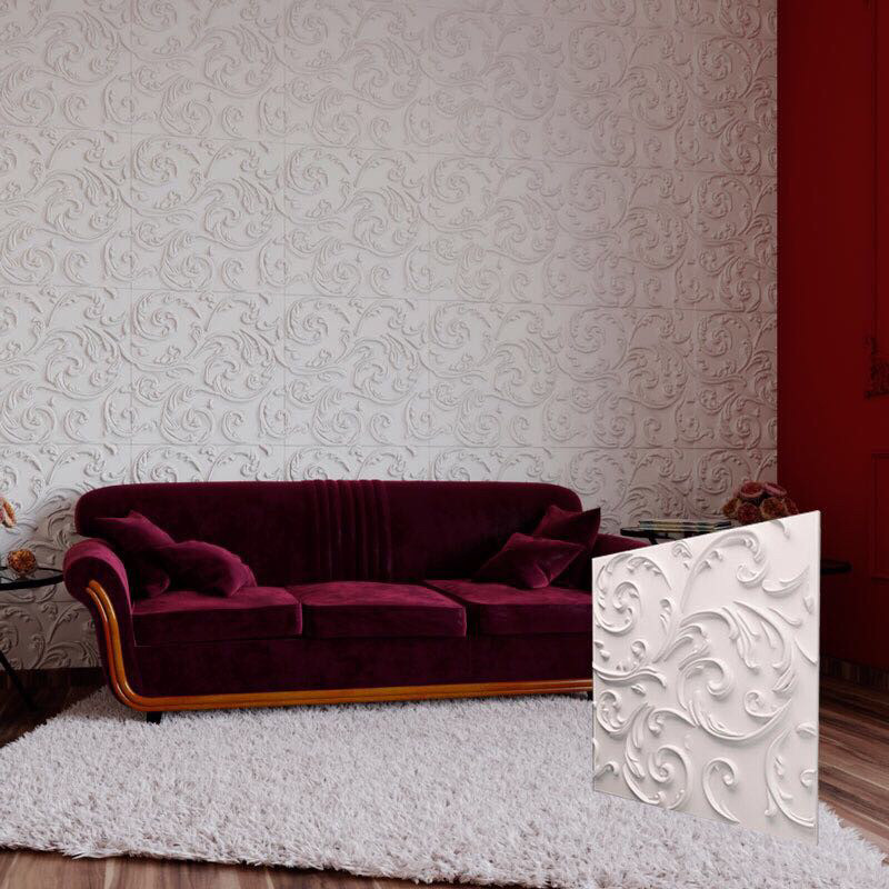 Декоративная 3д панель "Верона" для внутренней отделки стен и потолка 50x50