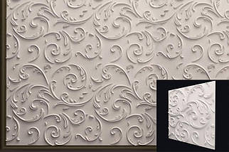 Декоративная 3д панель "Верона" для внутренней отделки стен и потолка 50x50, фото 2