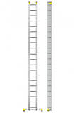 Алюминиевая профессиональная трехсекционная лестница 3 х 20 ступеней, фото 4