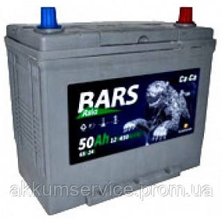 

Аккумулятор автомобильный Bars Asia 50AH R+ 450A