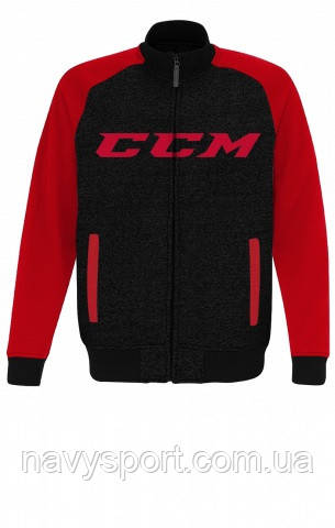 

Толстовка-бомбер CCM Track Jacket DarkGrey/Red взрослая