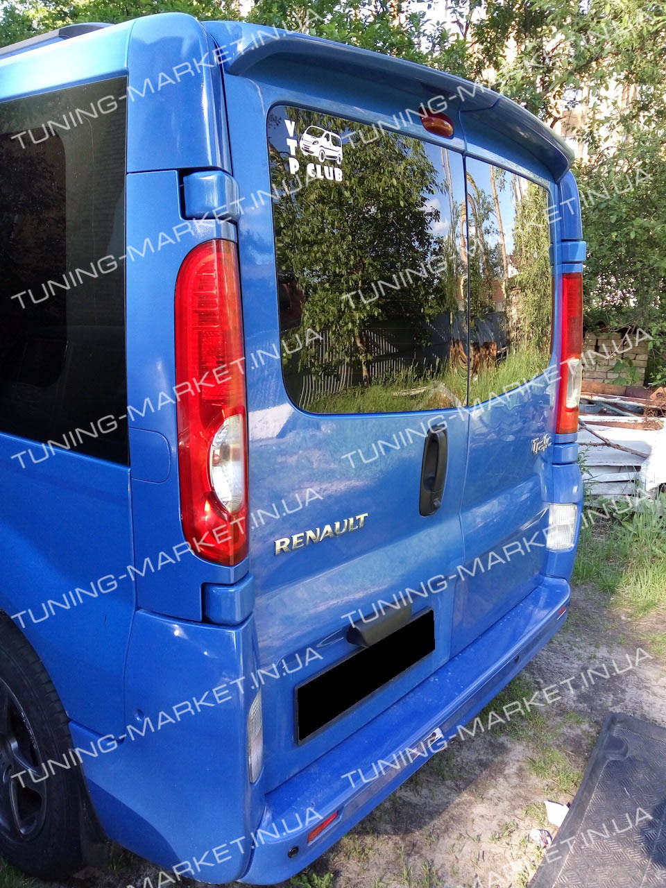 

Спойлер для Renault Trafic (Две двери), Козырек Рено Трафик