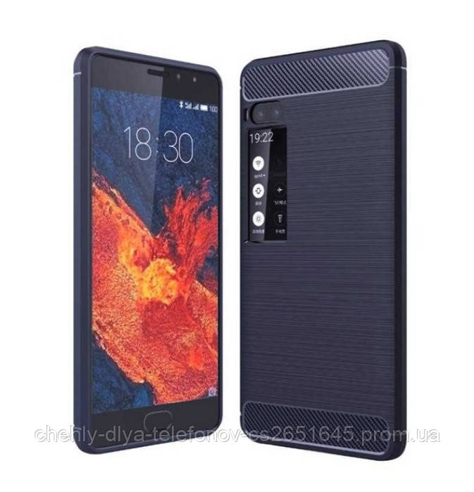 

TPU чехол Urban для Meizu Pro 7 Plus синий