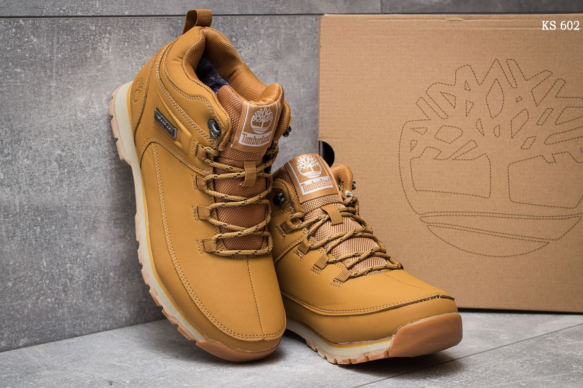 

Мужские зимние кроссовки в стиле Timberland, рыжие 45 (28,4 см), размеры:44,45