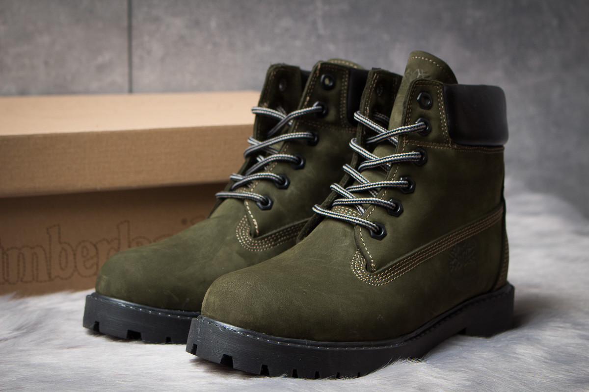 

Женские зимние ботинки на меху в стиле Timberland 6 Premium Boot, хаки 36 (24 см), последний размер