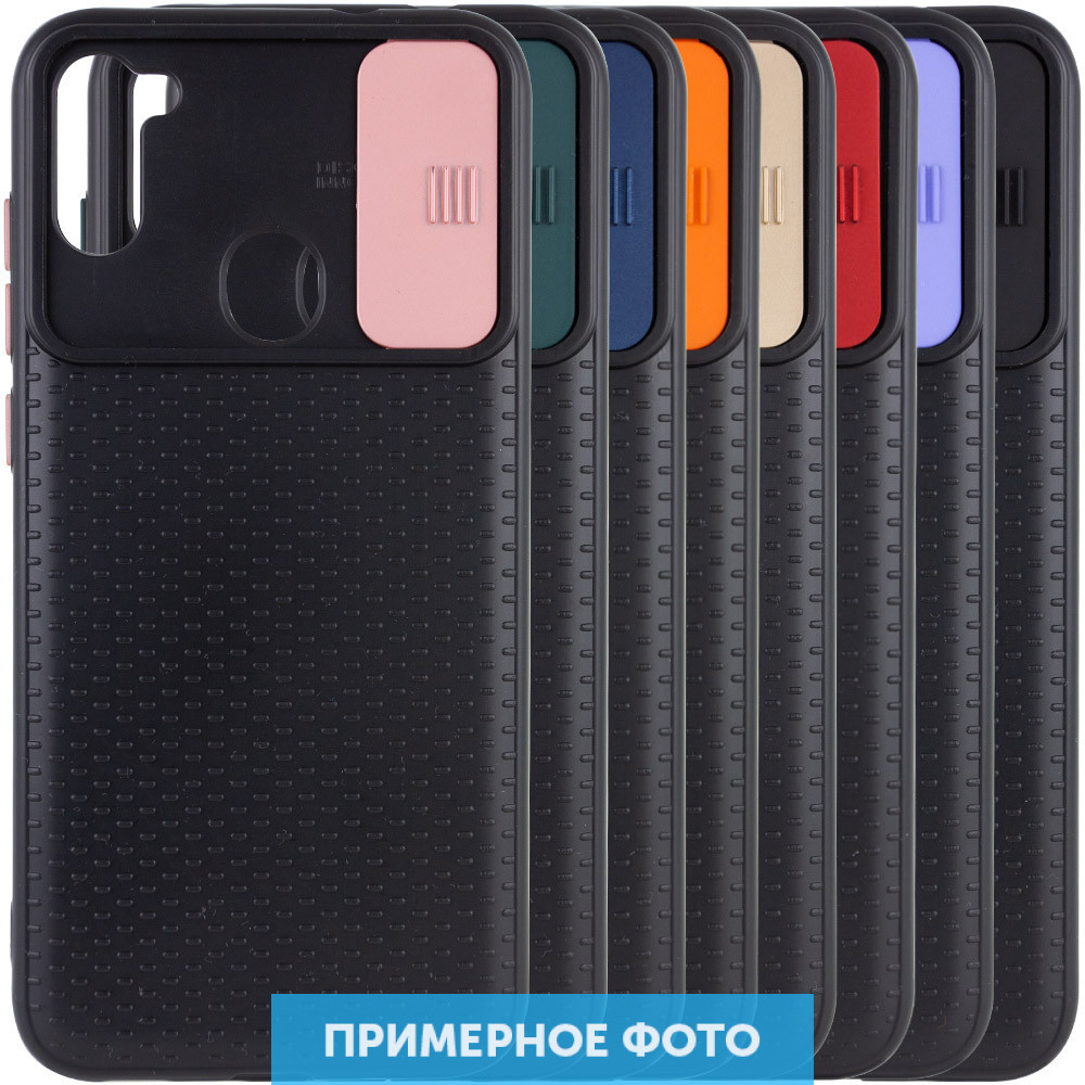 

Чехол Camshield Black TPU со шторкой защищающей камеру для Xiaomi Redmi Note 9 / Redmi 10X