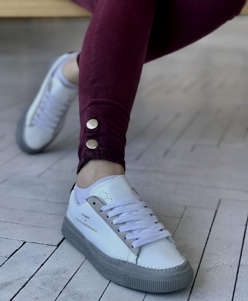 

Женские Кожаные Кроссовки Puma X Han Kjobenhavn White-Grey 37,39 размеры