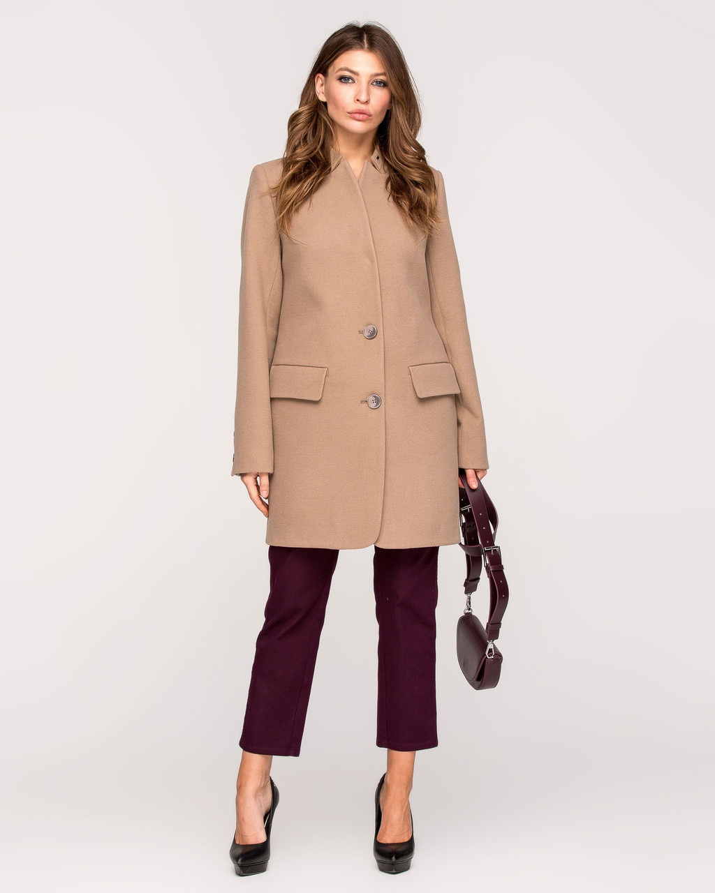 Женское демисезонное пальто-пиджак